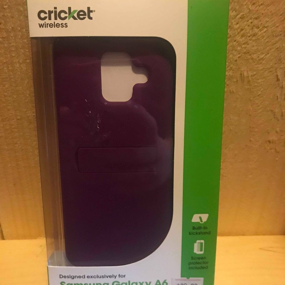 ***Cricket Samsung Galaxy A6 Kickstand Shield